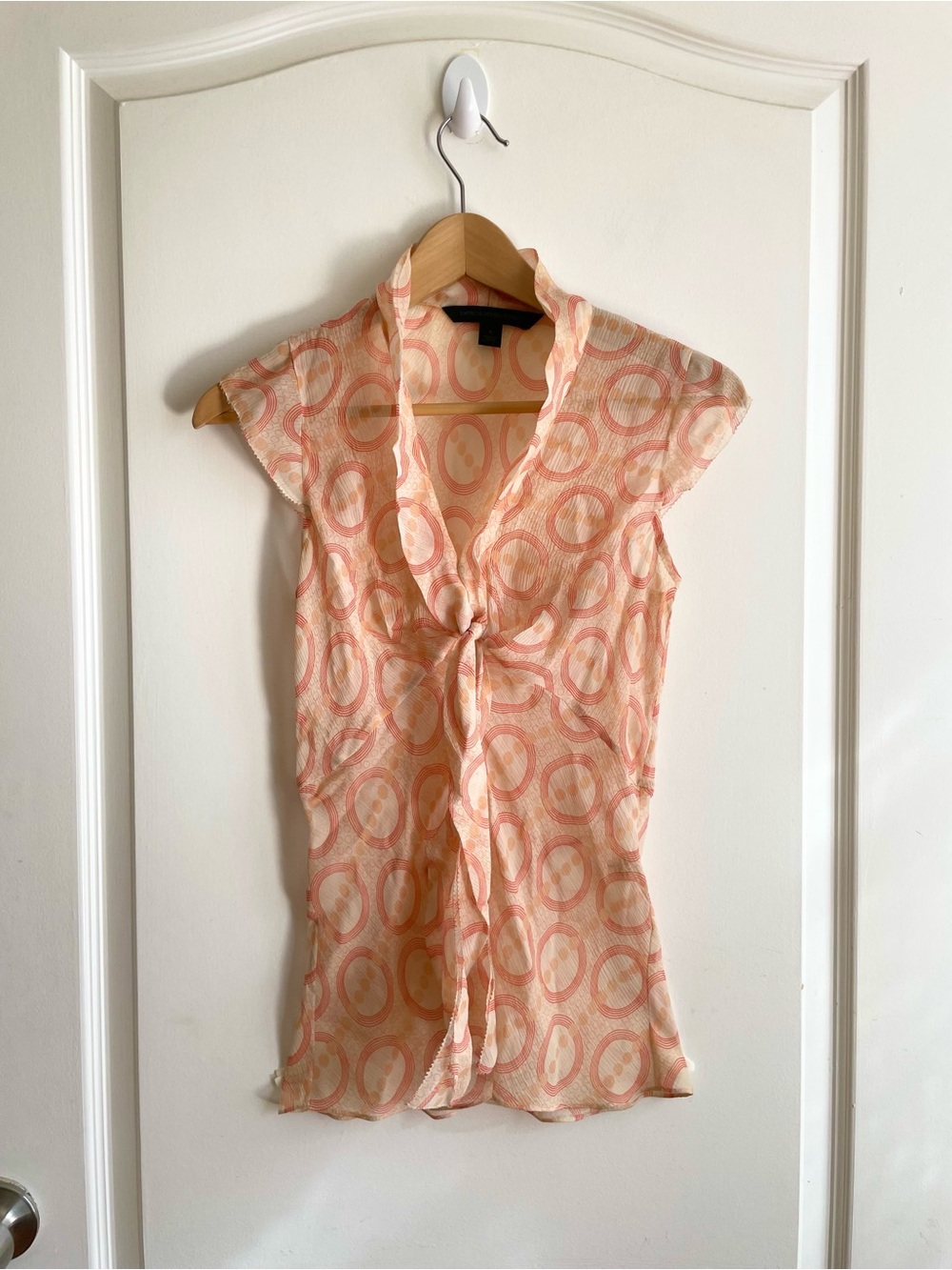 Y2K Express Vintage Silk Top Vintage Style 100% Silk Size 4 Lorelai Gilmore